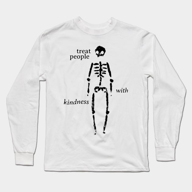 Cute skeleton Long Sleeve T-Shirt by vitoria